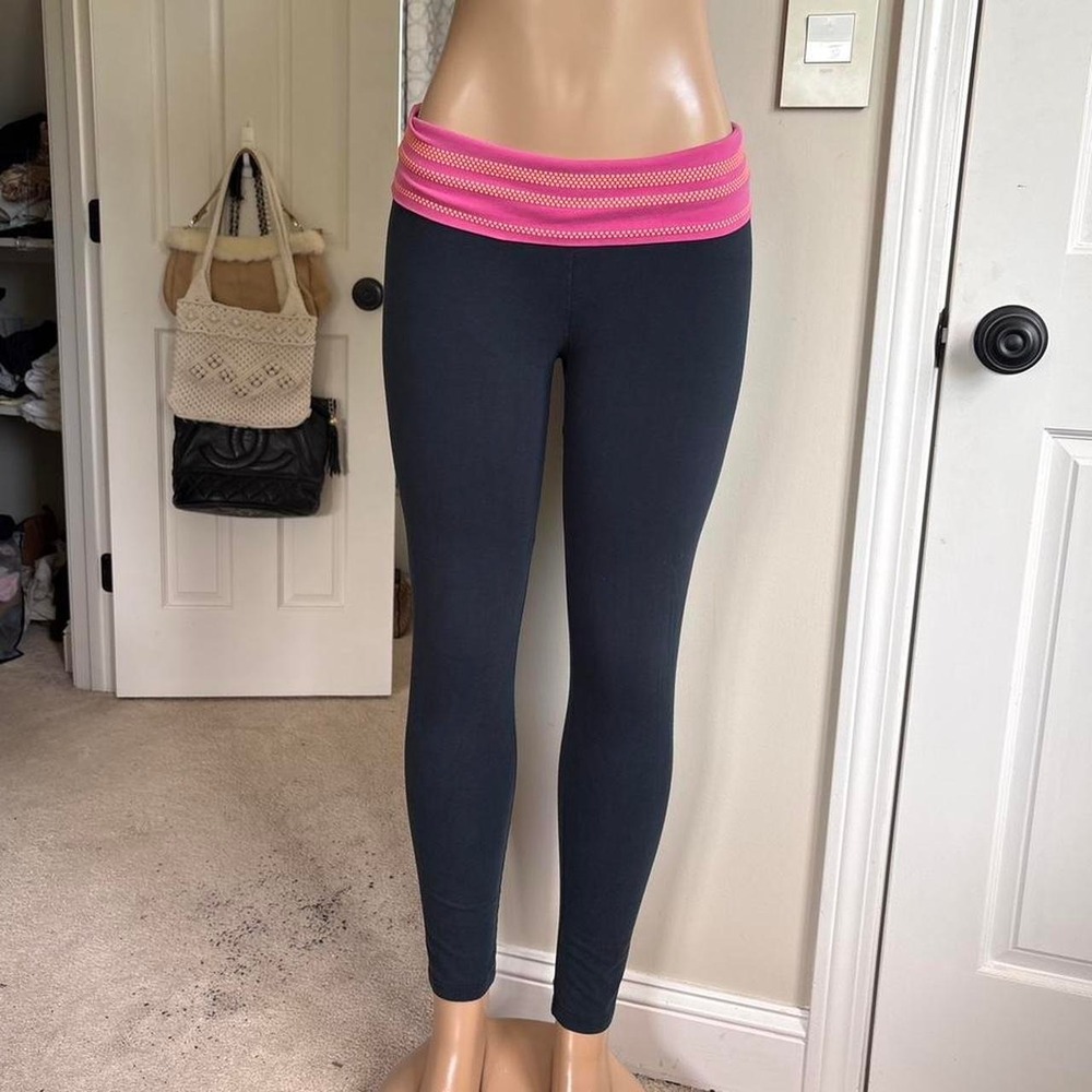 Y2K 2000s aerie Pink foldover Leggings